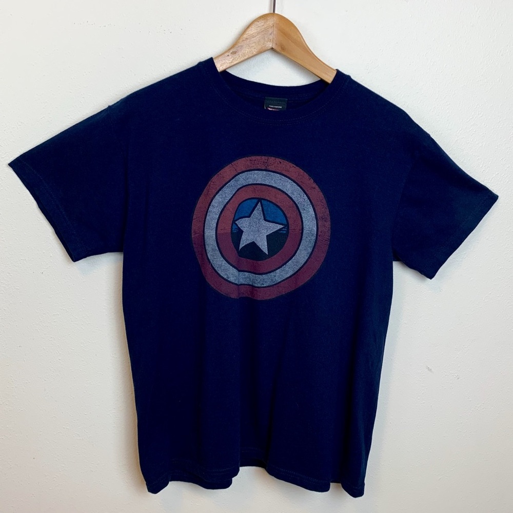 Marvel Captan America classic logo t-shirt